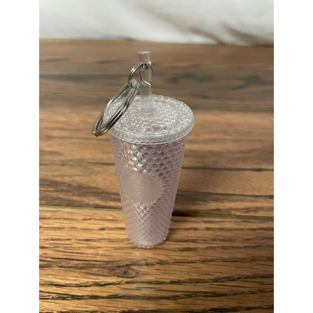 STARBUCKS Clear Studded‎ 4" Key Chain